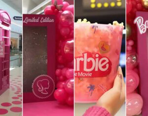Shoppings de Londrina ganham decoração para estreia do filme da Barbie