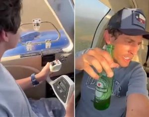 Vídeo mostra filho de 12 anos pilotando e pai bebendo em avião que caiu em RO