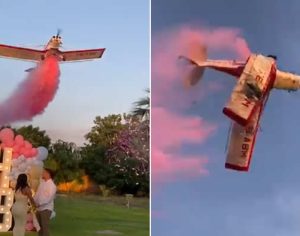 Vídeo: avião cai durante chá revelação e piloto morre