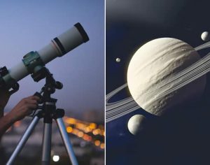 Saturno e Lua: Londrina tem observação com telescópios neste sábado