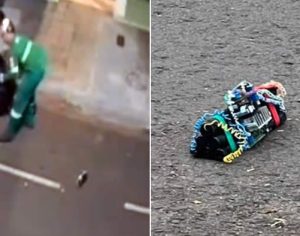 Vídeo: polícia isola rua por suspeita de bomba na área central de Londrina