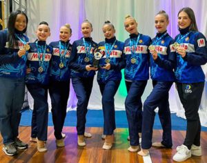 Equipe londrinense de ginástica rítmica é ouro no Brasileiro de Conjuntos