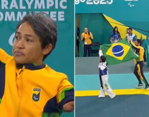Atleta de Londrina conquista bronze no taekwondo no Parapan
