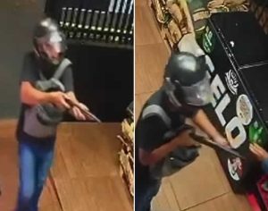 Polícia tenta identificar assaltante que roubou distribuidora em Londrina