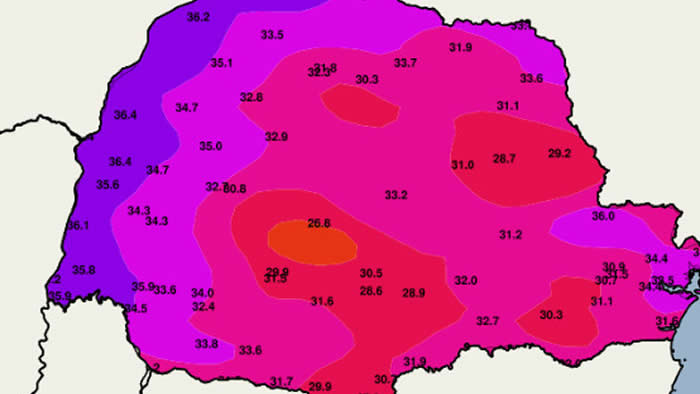 Onde de calor em Londrina