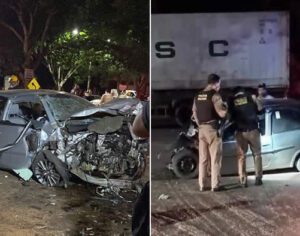 Três adultos e um bebê morrem após acidente na PR-170 em Rolândia