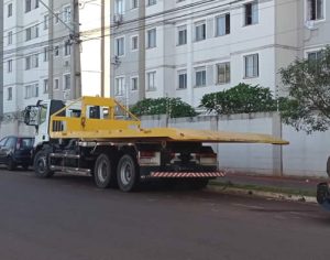 Caminhão furtado em São Paulo é localizado na Zona Leste de Londrina