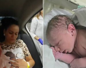 Bebê nasce dentro do carro antes de entrar no hospital em Londrina