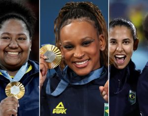 Mulheres ganham todas as medalhas de ouro do Brasil pela 1ª vez nos Jogos