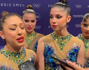 Ginasta se machuca e Brasil fica fora da final na ginástica rítmica