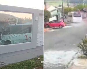 Mulher morre e seis ficam feridos após acidente de ônibus em Londrina