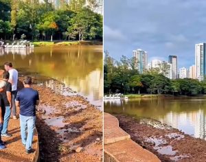 Estrutura hidráulica tem vazamento e Lago Igapó 2 deverá ser esvaziado