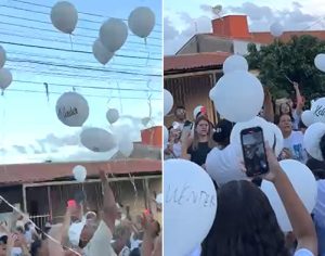 Familiares e amigos de Wender e Kelvin realizam ato pedindo justiça; vídeo