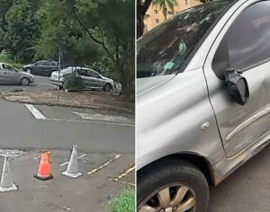 Moradora tenta localizar suspeito de bater em seu carro em Londrina