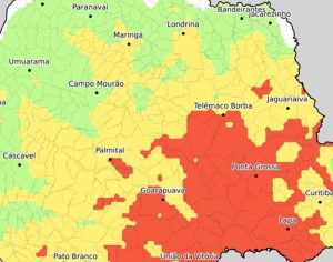 Município de Londrina é incluído em alerta de geada; veja mapa