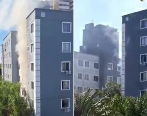 Incêndio em apartamento mobiliza Corpo de Bombeiros em Londrina