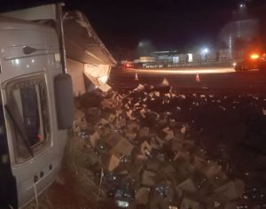 Acidente deixa motorista gravemente ferido na PR-323 em Sertanópolis