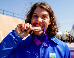 Londrinense Davi Sodré conquista bronze no BMX Freestyle no Pan-Júnior