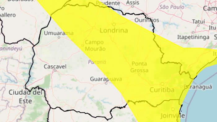 temporal paraná