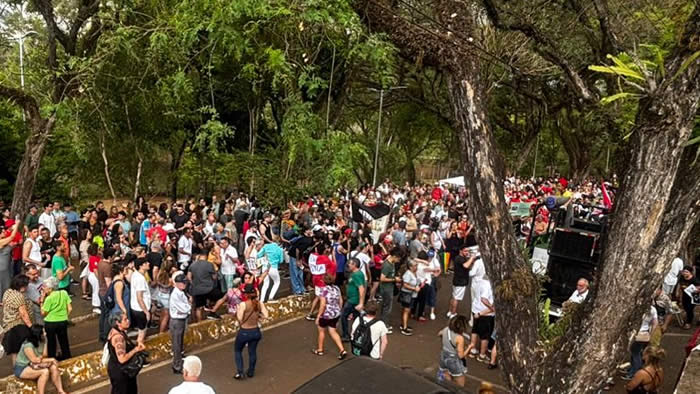 protesto ato blindagem londrina