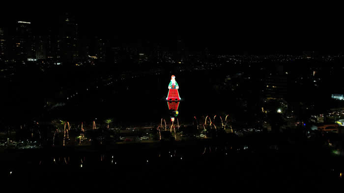 papai noel lago igapo