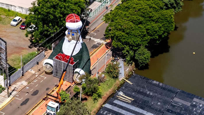 papai noel gigante londrina