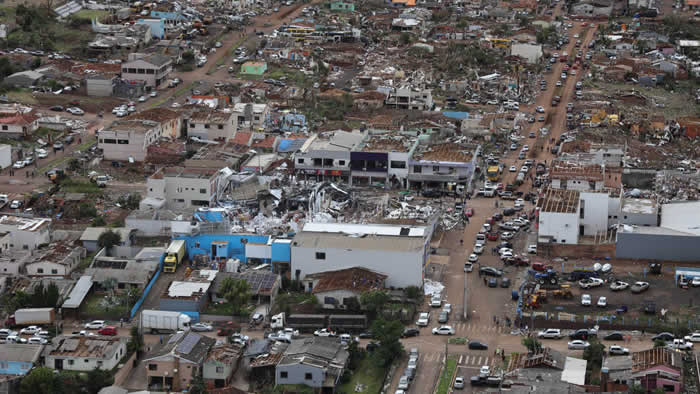 tornado vítimas parana