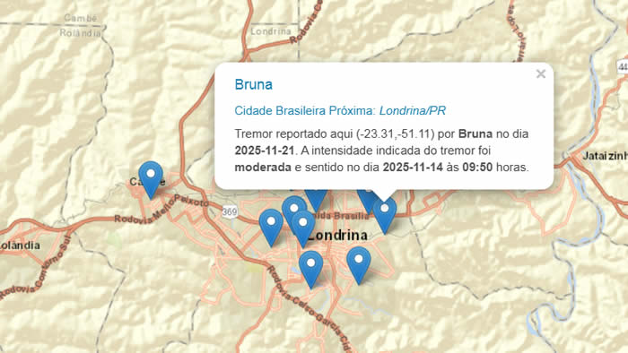tremor terra londrina