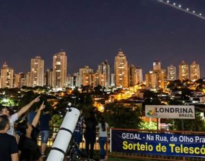 Natal do GEDAL: Londrina tem evento com sorteio de telescópio neste sábado