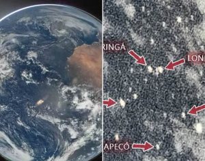 Foto da NASA mostra luzes de Londrina e outras cidades do Paraná; veja imagem