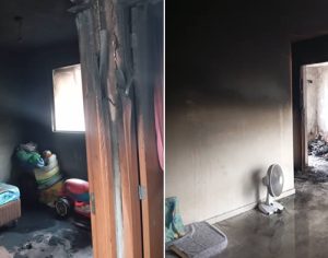 Mãe e bebê perdem tudo em incêndio no Acquaville e precisam de doações