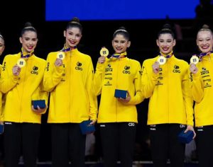 Com londrinenses, Brasil conquista dois ouros no Mundial de GR e faz história