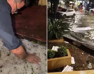Temporal com ventos de 124km/h deixa rastro de destruição em Apucarana
