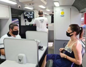 PCPR instala Delegacia Móvel na Praia Central em Guaratuba