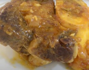 Paleta na panela de pressão, suculenta, rápido e fácil de fazer
