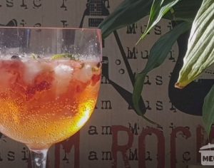 Drink de Gin com Semente de Zimbro